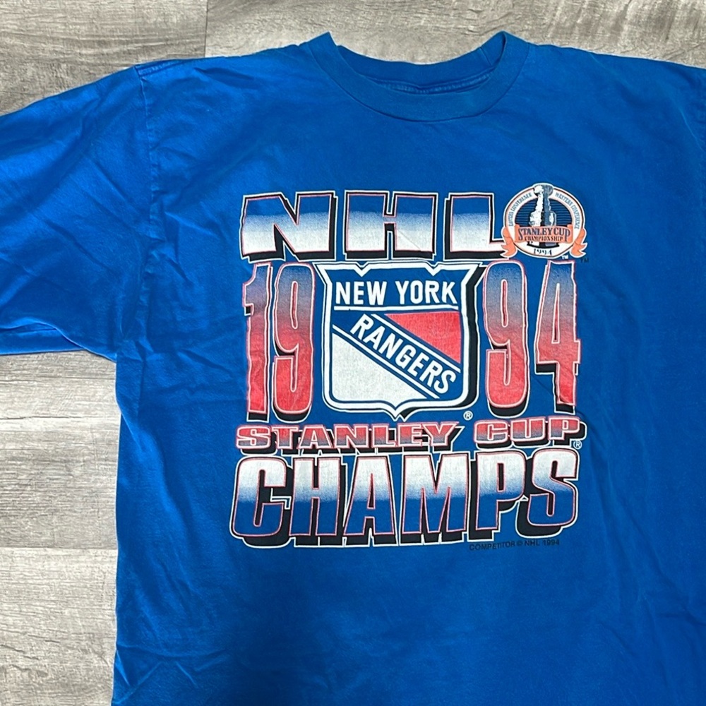 NHL 1994 New York Rangers Stanley Cup Champions Vintage Tee